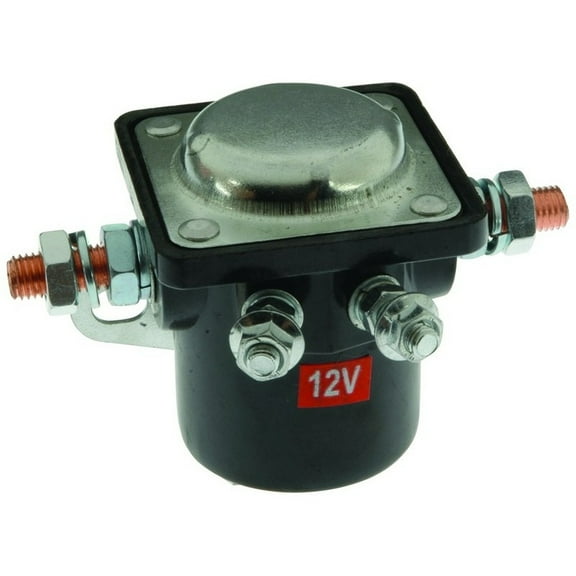 OEG Parts New 12V Starter Solenoid Switch Replacement For 1956-1991 Ford, 1968-87 Jeep, 1958-89 Lincoln, 1958-91 Mercury 4-Terminal SAE Threads B6AZ-11450-A SW3 3130465 3180465