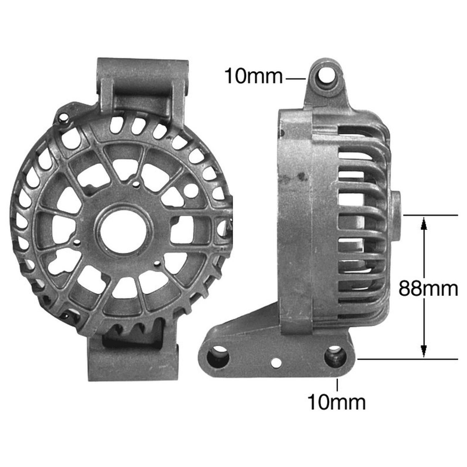 Alternator Frame OEG Parts New Alternator Frame DE Replacement For Ford E-350 7.3L 2003 ...