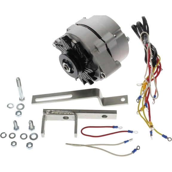 OEG Parts New Alternator Generator Conversion Kit 12V 63 AMP Delco 10 SI Replacement For Ford Jubilee NAA Tractors 6V & 12V Generator Late Model AKT0007 AKT0008 NAA10300ALT 1100-0532 400-14144