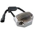 thumbnail image 1 of OEG Parts New Chrome Regulator Rectifier Assembly Replacement For Harley Davidson FXDL Dyna LowRider Motorcycle 74631-04, 7463104, 1 of 6