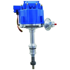OEG Parts New HEI Distributor Replacement For Ford 260 289 302 V8 SBF 6 bolt Direct Fit HEI Replacement, Blue