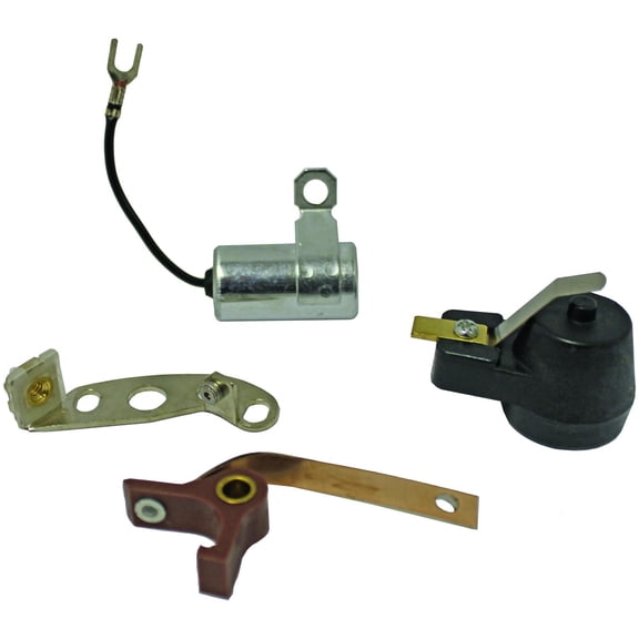 OEG Parts New Ignition Tune Up Kit Replacement For Ford Tractors 9N 8N 2N (Heavy Duty Point Set, Condenser and Rotor Included) A0NN12107AP, A0NN12300A, B2NN12200A, 105523