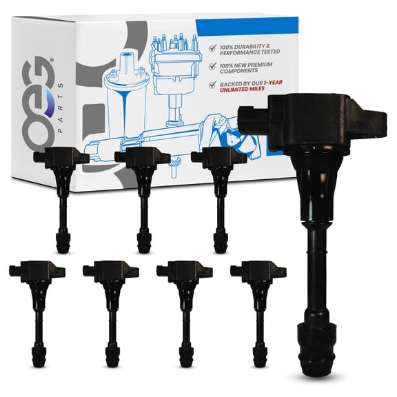 OEG Parts New Pack of 8 Ignition Coils Replacement For Infiniti FX50 5.0L 2009-2013, M56 5.6L 2011-13 IGC0002 DMB1157 6734028 22448-JA00C 22448JA00C 22448-JA00A 22448-ED000 22448ED000 22448-1KT1A 8PK
