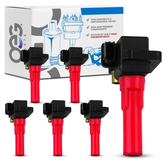 OEG Parts New Pack of 6 Ignition Coils Replacement For Subaru Tribeca 3.6L 2010-2014, Legacy Outback 3.6L 2010-2017 22433AA610 22433-AA610 6PK