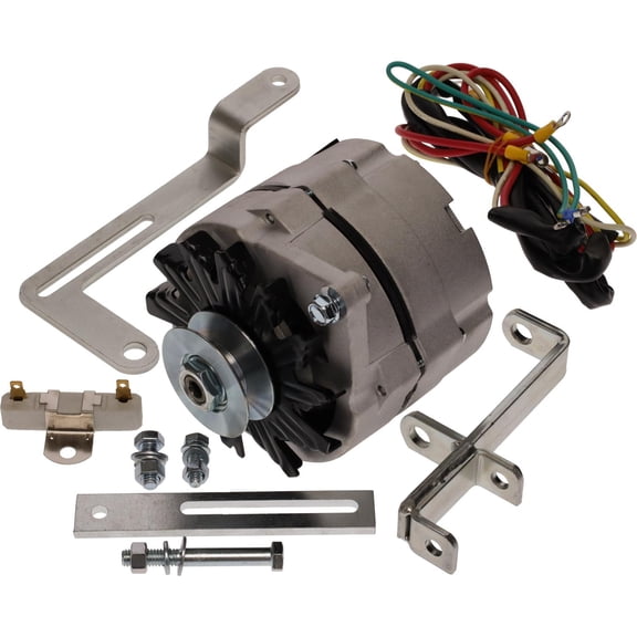 OEG Parts New Tractor Alternator Generator Conversion Kit 12V Delco 10 SI Replacement For Late Model Ford 8N 1947-1952 with Side Mount Distributor #263844-UP AKT0004 1100-0531 400-14141 9940-0004