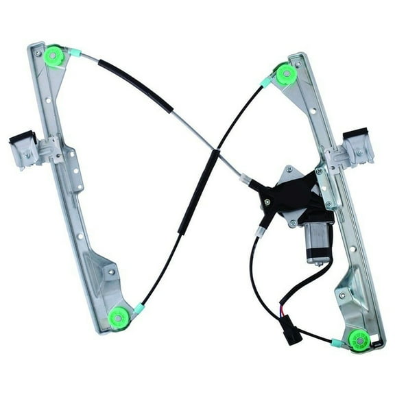 OEG Parts New Window Regulator W/ Motor Front Drivers Side Left LH Replacement For 2004 2005 2006 2007 2008 Pontiac Grand Prix 741-436, 660354, 15143888, 15934641