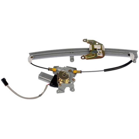 OEG Parts New Window Regulator W/ Motor Rear Drivers Side Left RLH Replacement For 1996-2004 Infinity QX4 & Nissan Pathfinder, 82731-0W205, 827310W300, 827310W301, 748-909