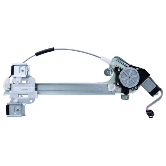 OEG Parts New Window Regulator W/ Motor Rear Drivers Side Left RLH Replacement For 2000 2001 2002 2003 2004 2005 Buick LeSabre, 25715116, 25750519, 741-811, 660276, 11A27