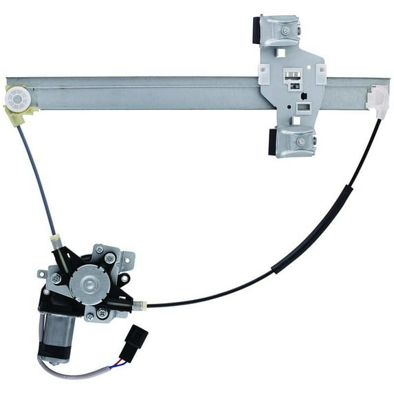 OEG Parts New Window Regulator W/ Motor Rear Drivers Side Left RLH Replacement For 2003 2004 2005 2006 2007 2008 2009 Hummer H2, Replaces 15771355, 751-707