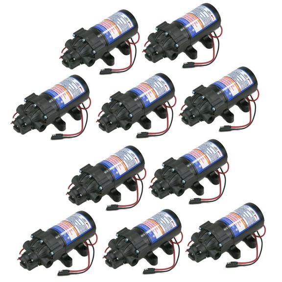 OEM (10 Pack) Everflo 2.2 GPM, 12 Volt, Diaphragm Pump EF2200, EF2200-BOX, EF2200BOX