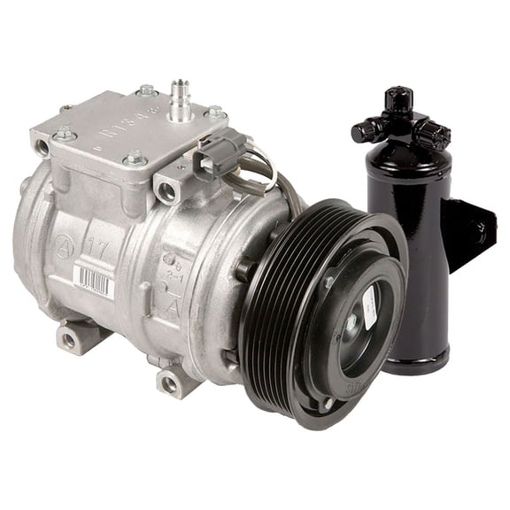OEM 10PA17C AC Compressor w/ A/C Clutch & Drier For Land Rover Range Rover 1999 2000 2001 2002 P38 - BuyAutoParts