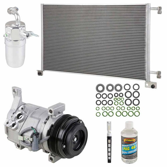 OEM 10S20 AC Compressor w/ A/C Condenser & Drier For 2002 Chevy Avalanche - BuyAutoParts