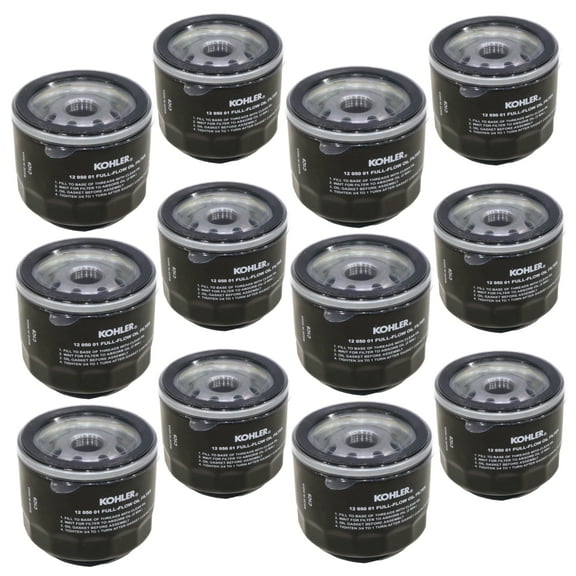 OEM (12-Pack) Kohler OIL FILTER for KH-12-050-01-S, KH1205001S, KH-12-050-01-S1