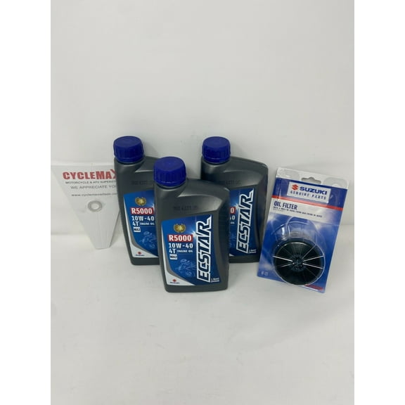 OEM 2001-2017 Suzuki DL650 VSTROM 10w40 Oil Change Kit