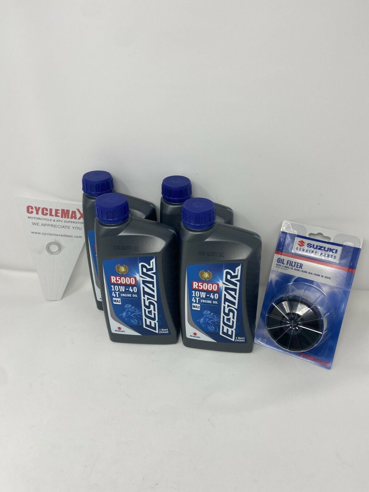 OEM 2017-2021 Suzuki GSX-S750 10w40 Oil Change Kit