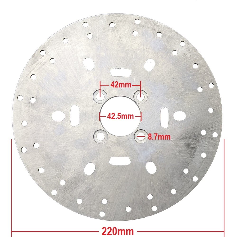Disc Rotor Hammer Pattern Design OEM 220mm Disc Brake Rotor with 4-Bolt Pattern Specifically Design for ...