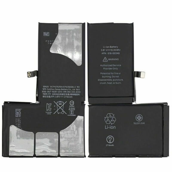 OEM 2716mAh Replacement Internal Battery Li-ion Cell For Apple iPhone X 5.8'' +Tool Kit