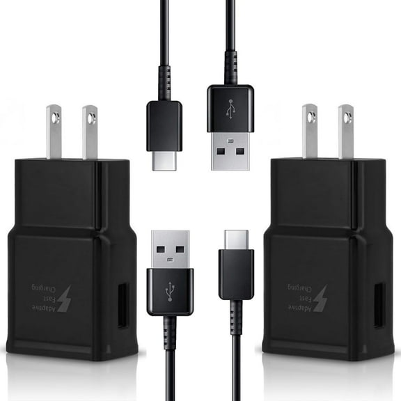 OEM [2Pack] Fast Charger Compatible with Microsoft Surface 2-in-1 Pro 13" Inch New 5G OLED/LCD HDR 15W Adaptive Certified USB Type-C 5Gbps Data 4FT Charging Cable (BLACK)