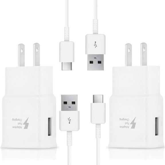 OEM [2Pack] Fast Charger Compatible with Microsoft Surface Duo 2/Duo/Hub 3/ Hub 2S/Hub/Studio 2/Studio 15W Adaptive Certified USB Type-C 5Gbps Data 4FT Charging Cable (WHITE)
