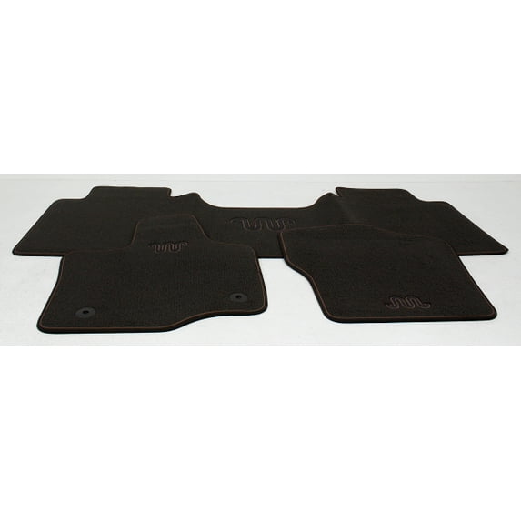 OEM 3pc Carpeted Floor Mat Set For Ford F150 King Ranch ML3B-16130D00-BA32T5 Brown
