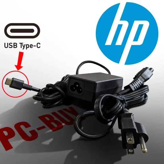 Genuine HP 45W USB-C Type-C Laptop Charger AC Adapter for HP Lenovo Dell