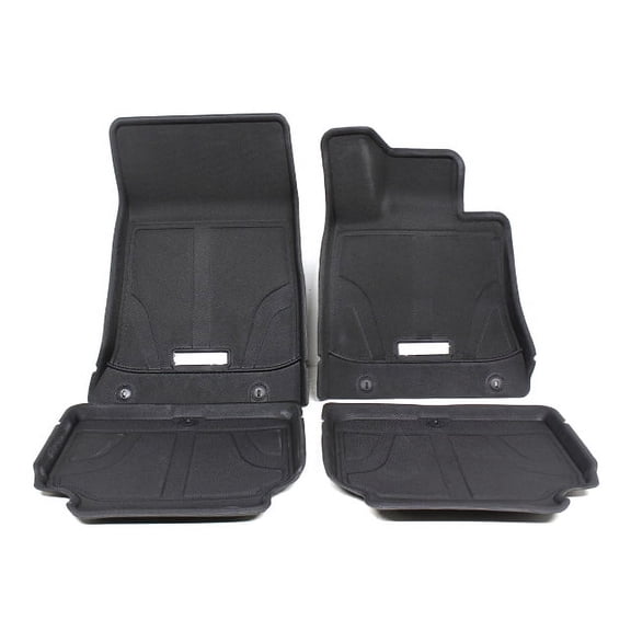 OEM 4pc All Season Fitted Floor Mat Set For Genesis G80 T1F13-AU100 Black