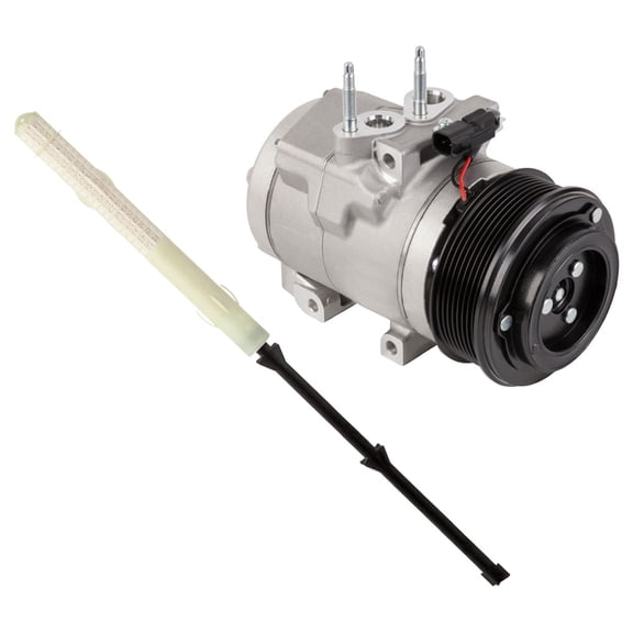 OEM AC Compressor & A/C Drier For Ford F250 F350 F450 F550 F-250 F-350 Super Duty 6.7L PowerStroke Diesel 2011-2016 - BuyAutoParts