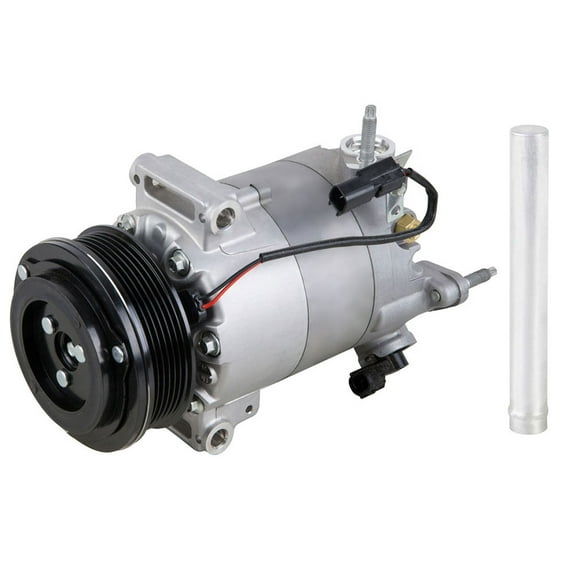 OEM AC Compressor w/ A/C Clutch & Drier For 2017 Ford Fiesta 1.0L EcoBoost 3-Cylinder - BuyAutoParts