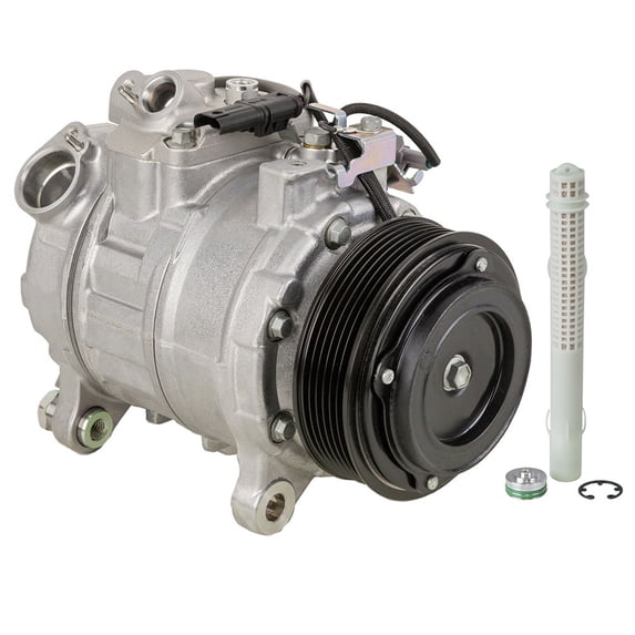 OEM AC Compressor w/ A/C Clutch & Drier For BMW 535d 2014 2015 2016 F10 - BuyAutoParts