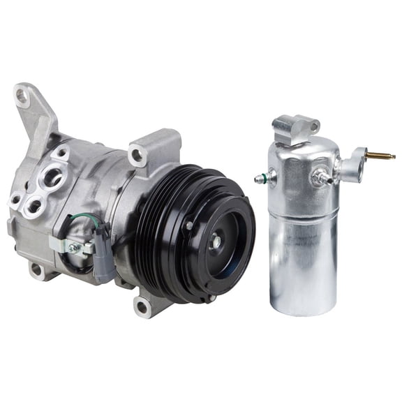 OEM AC Compressor w/ A/C Clutch & Drier For Chevy Express & GMC Savana Full Size Van 2003-2009 w/ Gas V8 - BuyAutoParts
