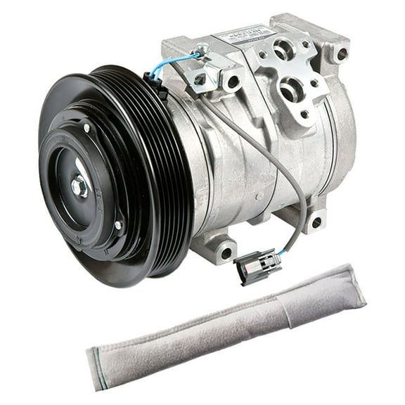 OEM AC Compressor w/ A/C Clutch & Drier For Honda Pilot & Acura MDX - BuyAutoParts