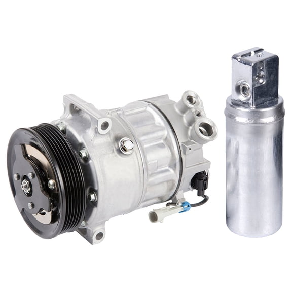 OEM AC Compressor w/ A/C Clutch & Drier For Saab 9-5 95 2010 2011 - BuyAutoParts