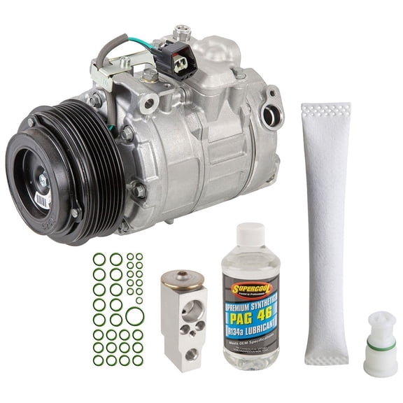 OEM AC Compressor w/ A/C Repair Kit For Cadillac STS 3.6L V6 2005 2006 2007 2008 2009 2010 2011 - BuyAutoParts