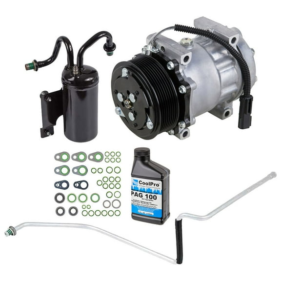 OEM AC Compressor w/ A/C Repair Kit For Dodge Ram Cummins 5.9L Diesel 2003 2004 2005 - BuyAutoParts