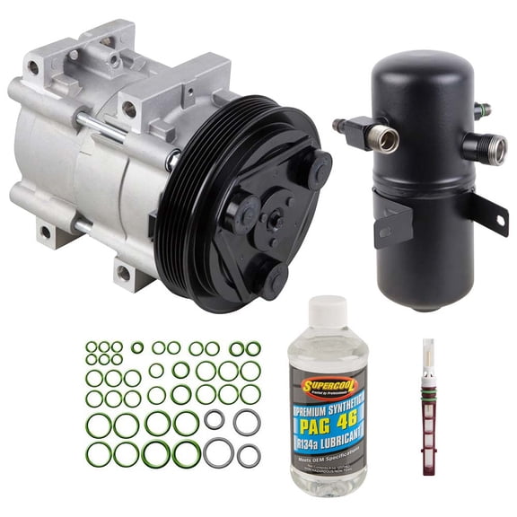 OEM AC Compressor w/ A/C Repair Kit For Ford F150 F250 F350 F-150 F-250 F-350 1994 1995 4.9L 300ci I6 or 7.5L 460ci V8 - BuyAutoParts