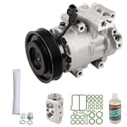 OEM AC Compressor w/ A/C Repair Kit For Hyundai Accent 2012 2013 2014 w/o Automatic Climate Control - BuyAutoParts