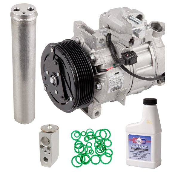 OEM AC Compressor w/ A/C Repair Kit For Infiniti G35 G37 M35 G35x G37x M35x - BuyAutoParts