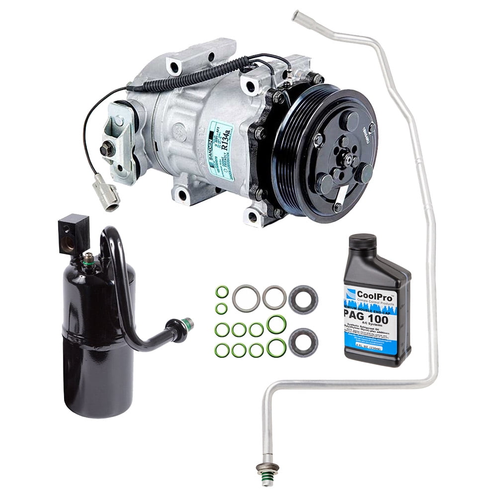 OEM AC Compressor w/ A/C Repair Kit For Jeep Cherokee XJ 1997 1998 1999 ...