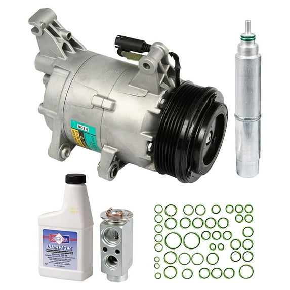 OEM AC Compressor w/ A/C Repair Kit For Mini Cooper 2002 2003 2004 2005 2006 R50 R53 - Also Fits 2007 Mini Convertible - BuyAutoParts