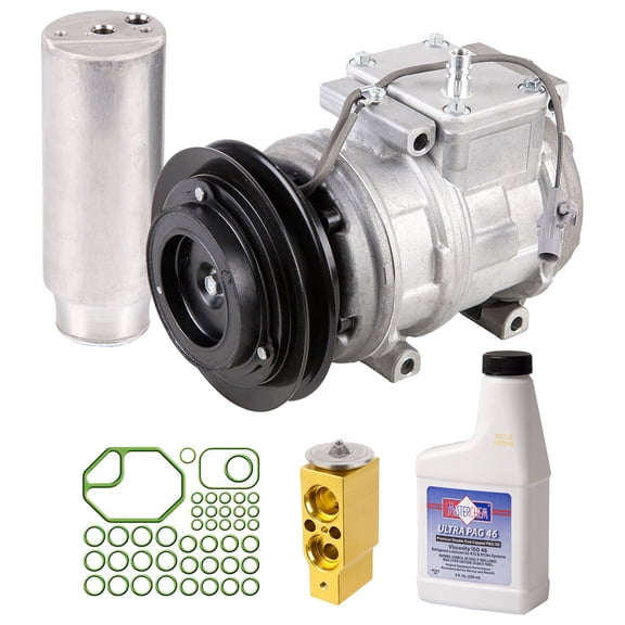 OEM AC Compressor w/ A/C Repair Kit For Toyota Land Cruiser FZJ80 & Lexus LX450 1994 1995 1996 1997 - BuyAutoParts
