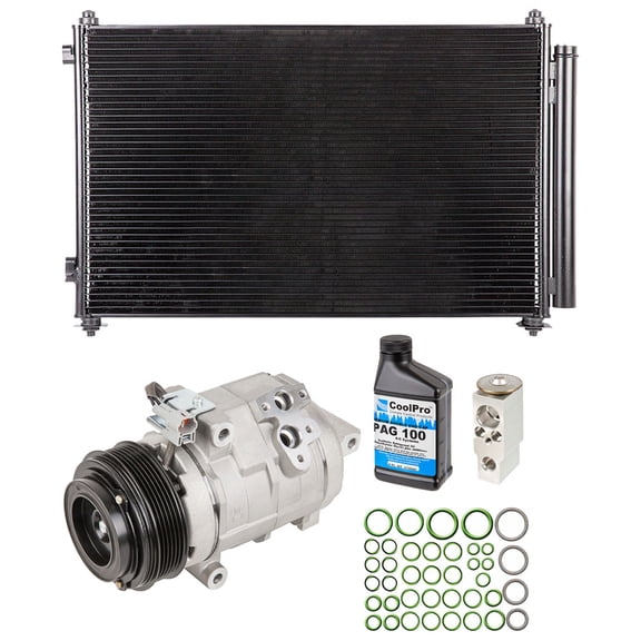 OEM AC Compressor w/ Condenser & Drier For Mazda CX-9 CX9 2007 2008 2009 2010 2011 2012 2013 2014 2015 - BuyAutoParts