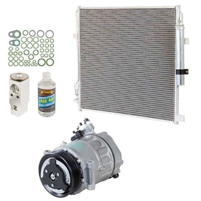 OEM AC Compressor w/ Condenser Drier For Range Rover Sport Supercharged 2010 2011 2012 2013 - BuyAutoParts