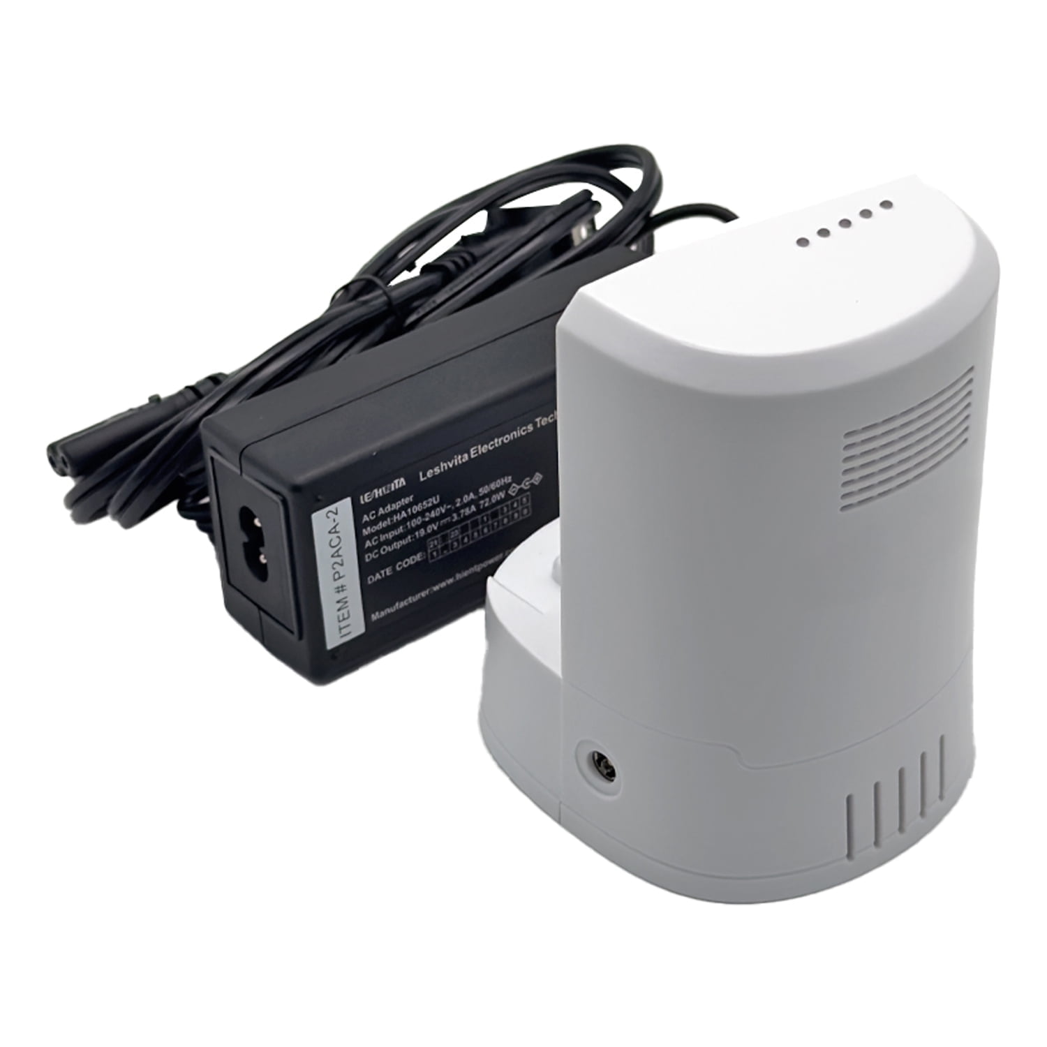 External Battery Charger w/AC Power Cord for ARYA Airtivo Max/Rhythm P2, P2-E6, P2-E7 Portable Oxygen Concentrator