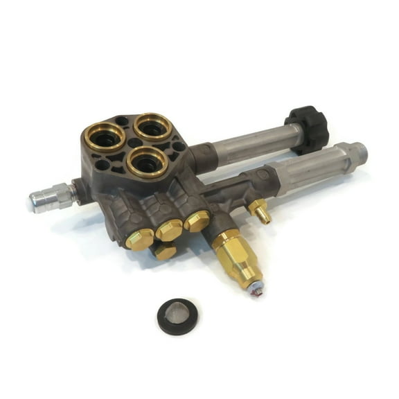 OEM Annovi Reverberi Complete Pump Head with Unloader & Relief Valve, AR43361, 43361