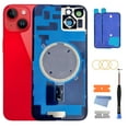 thumbnail image 1 of OEM Back Glass Replacement for iPhone 14 Plus – Waterproof Rear Panel with Pre-Installed Camera Lens & Repair Tool Kit (Red), 1 of 5