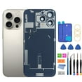 thumbnail image 1 of OEM Back Glass Replacement for iPhone 16 Pro Max (6.7-Inch) – With Pre-Installed Plate & Flex Cable – Includes Repair Tools(Natural Titanium), 1 of 5