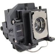 Jaspertronics ELP-LP57 Lamp & Housing for Epson Projector BrightLink-450Wi EB-460 Powerlite-450W V13H010L57 & More 1 Unit per pack