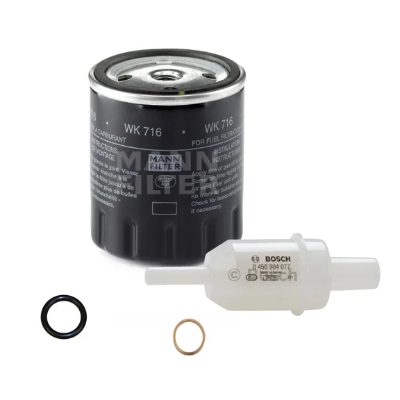 OEM Fuel Filter and Diesel Fuel Filter wih Seals & Washer For MB W115 W123 W126