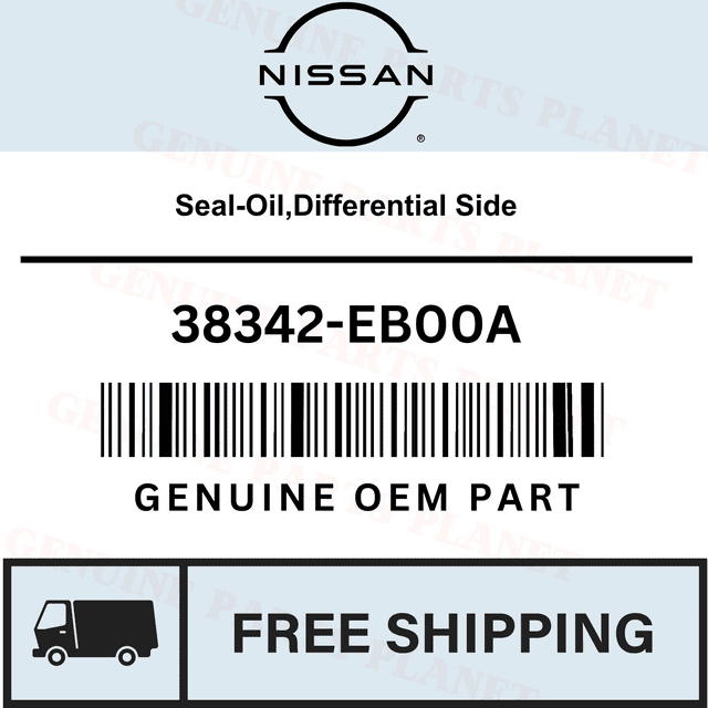 OEM GENUINE NISSAN 2005-2019 Seal-Oil,Differential Side - 38342-EB00A