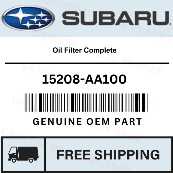 OEM GENUINE SUBARU 1990-2020 Oil Filter Complete - 15208-AA100